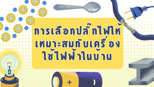 การเลือกปลั๊กไฟให้เหมาะสมกับเครื่องใช้ไฟฟ้าในบ้าน